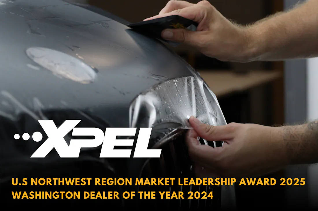 Rivian paint protection film installation at Benchmark Auto Salon