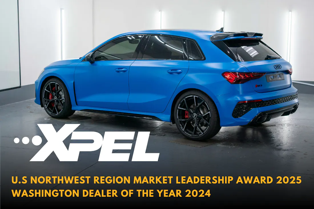 Tesla protected with XPEL paint protection film at Benchmark Auto Salon