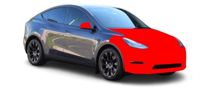 Partial Coverage Nose Kit with Full Hood - illustrated