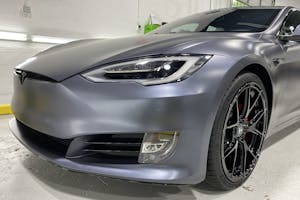 Silver Tesla