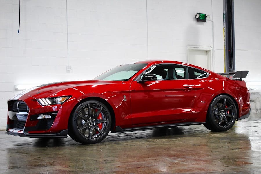 Red Shelby with Paint Protection