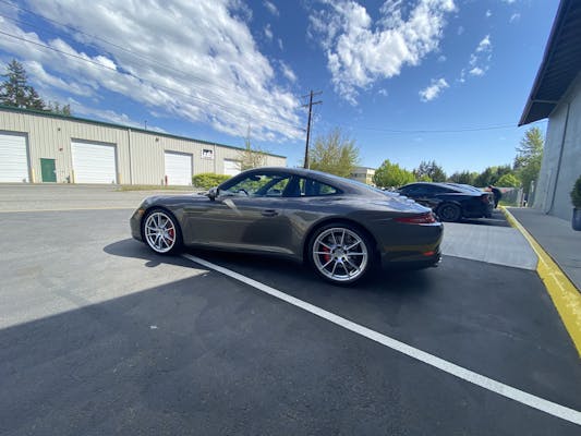 Grey Porsche