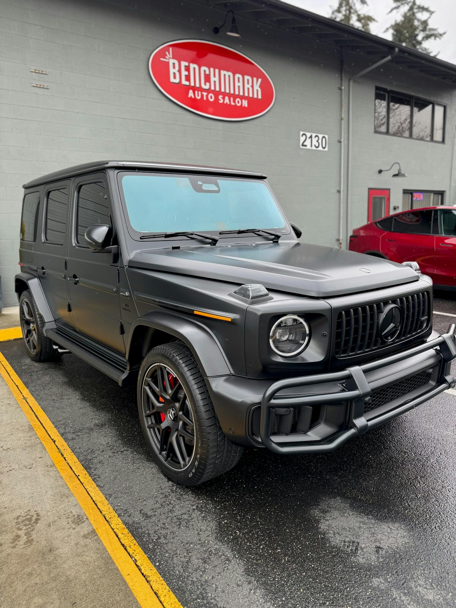 Mercedes G-Class with XPEL STEALTH satin PPF at Benchmark Auto Salon in Lynnwood
