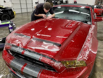 Xpel PPF install on Shelby GT500